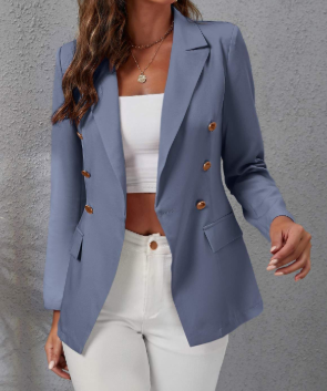 Taillierter Damen-Blazer – Anzugskragen, elegant, geeignet für Business-Casual & Büro